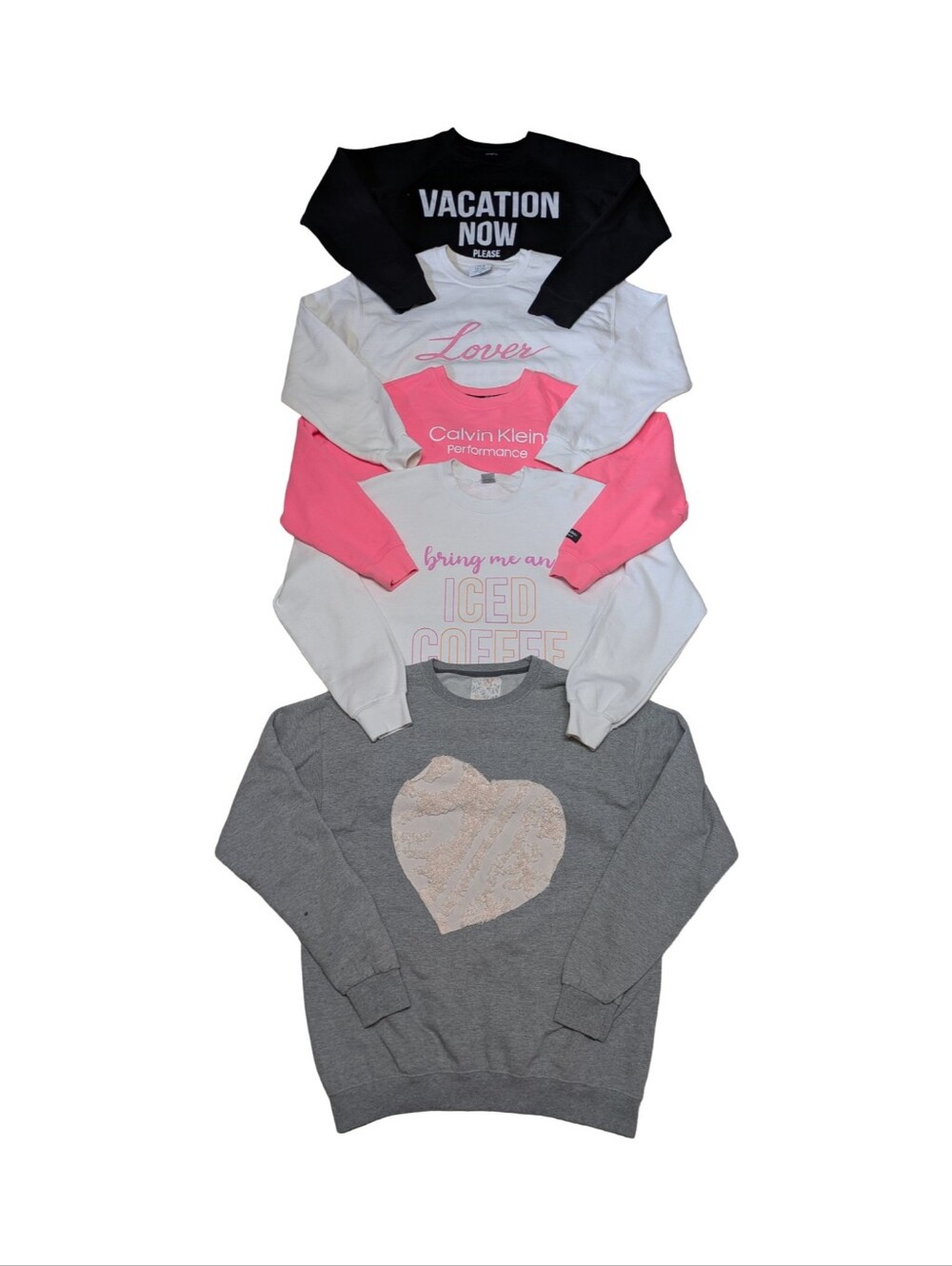 Crewneck "Imperfect" Bundle - Oversized - Size XS/S - 5 Items